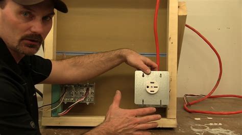 how to install box and receptacle for electric range|how to install range receptacle.